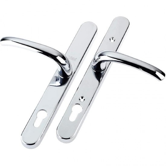 Yale PVCu Universal Door Handle Visi Packed - Polished Chrome Finish