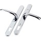 Yale PVCu Universal Door Handle Visi Packed - Polished Chrome Finish