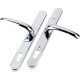 Yale PVCu Universal Door Handle Visi Packed - Polished Chrome Finish