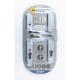 Yale PVCu Universal Door Handle Visi Packed - Polished Chrome Finish