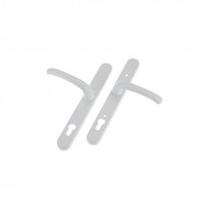 Yale PVCu Universal Door Handle Visi Packed - White Finish