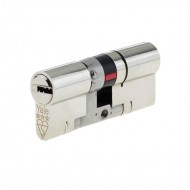 Yale Platinum 3 Star Euro Cylinder Lock - 35/35 (70mm) - Nickel Plated Brass