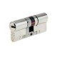 Yale Platinum 3 Star Euro Cylinder Lock - 35/35 (70mm) - Nickel Plated Brass