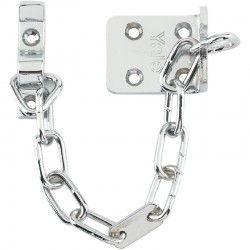 Yale 13.5cm Door Security Chain - Polished Chrome Finish