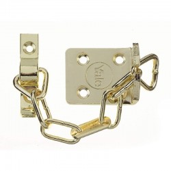 Yale 13.5cm Door Security Chain - Electro Brass Finish