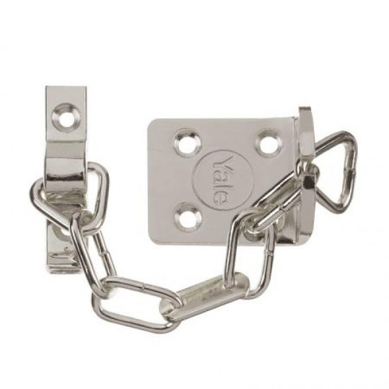 Yale 13.5cm Door Security Chain - Electro Brass Finish