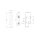Union Locks BS 5 Lever StrongBOLT Deadlock - Satin Stainless Steel - Size 68
