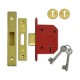 Union Locks BS 5 Lever StrongBOLT Deadlock - Satin Stainless Steel - Size 68
