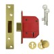 Union Locks BS 5 Lever StrongBOLT Deadlock - Satin Stainless Steel - Size 81