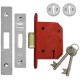 Union Locks BS 5 Lever StrongBOLT Sashlock - Polished Brass - Size 68