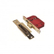 Union Locks BS 5 Lever StrongBOLT Sashlock - Polished Brass - Size 68