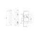 Union Locks BS 5 Lever StrongBOLT Sashlock - Polished Brass - Size 81
