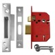 Union Locks BS 5 Lever StrongBOLT Sashlock - Satin Stainless Steel - Size 81