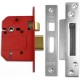 Union Locks BS 5 Lever StrongBOLT Sashlock - Satin Stainless Steel - Size 81
