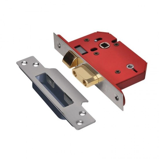 Union Locks StrongBOLT Bathroom Lock - Satin Stainless Steel - Size 68