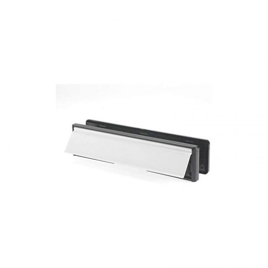 Yale 300mm PVCu Letterplate for 38 - 78mm Doors - White FInish