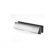 Yale 300mm PVCu Letterplate for 38 - 78mm Doors - Chrome Plated