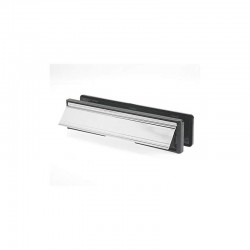 Yale 300mm PVCu Letterplate for 38 - 78mm Doors - Chrome Plated