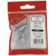 Timco 19mm Angled Brace Pack - 19mm x 19mm x 19mm - Pack of 10