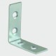 Timco 100mm BZP Corner Brace - 100mm x 100mm x 22mm - Pack of 2