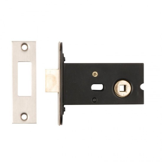 Dale Hardware - 76mm Mortice Deadbolt & 5mm Follower - Satin Stainless Steel
