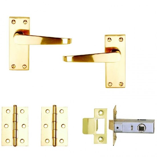Dale PB Victorian Flat Internal Door Pack x 3 - Contract Skin Packed