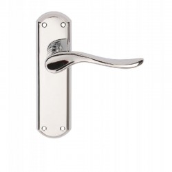 Dale Hardware - Sigma Lever Handles On Backplate - PCP Finish - Lever Latch