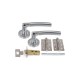 Plus Boxed Internal Door Handle Pack With Handles, Hinges & Latch - Chrome FInish