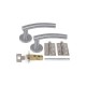 Choice Boxed Internal Door Handle Pack With Handles, Hinges & Latch - Chrome Finish