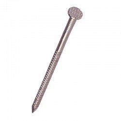Timco Bright Annular Ringshark Nails - 75mm x 3.75mm - 1kg Bag