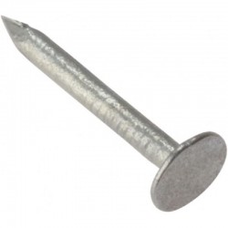 Timco Galvanised ELH Clout, Roof, Felt Nails - 30mm x 3mm - 1kg Bag