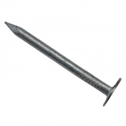 Timco Galvanised ELH Clout, Roof, Felt Nails - 40mm x 3mm - 1kg Bag