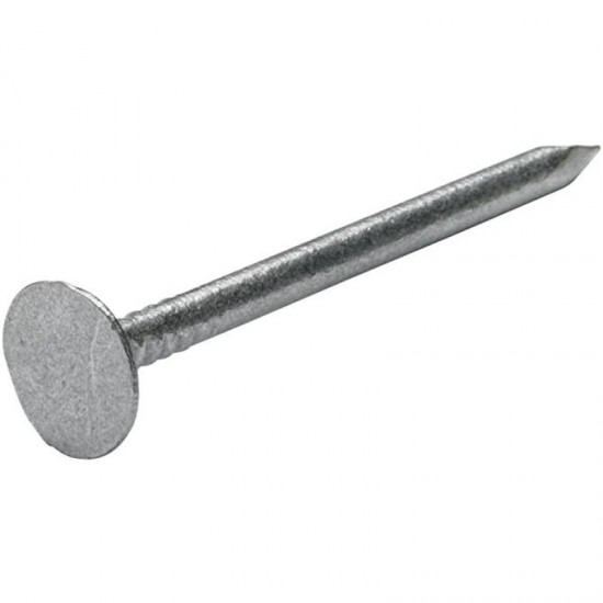 Timco Galvanised ELH Clout, Roof, Felt Nails - 50mm x 3mm - 1kg Bag