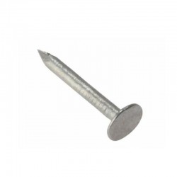 Timco Galvanised Clout, Roof, Felt Nails - 65mm x 2.65mm - 1kg Bag