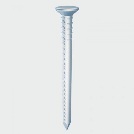 Timco Jagged Galvanised Plasterboard Nails for Extra Grip - 40mm x 2.65mm - 1kg Bag