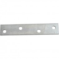 Timco 100mm x 16mm Bright Zinc Plated Mending Plate - Pack of 4