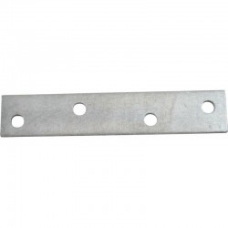 Timco 100mm x 16mm Bright Zinc Plated Mending Plate - Pack of 4