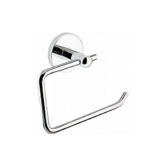 14mm Chrome Toilet Paper Holder - Round Style