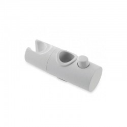 White Shower Curtain Slider Bracket - 18mm