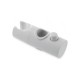 White Shower Curtain Slider Bracket - 18mm