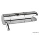 Chrome Shower Curtain Slider Bracket - 18mm