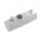 White Shower Curtain Slider Bracket - 25mm