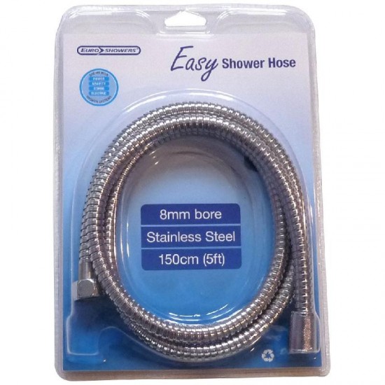 Stainless Steel Easy Metal Shower Hose - 1500mm x 8mm