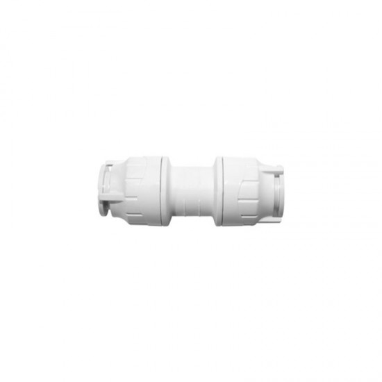 Oracstar PolyFit White 22mm Straight Coupler Plumbing Fitting - Pack of 5