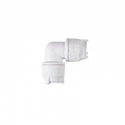 Oracstar PolyFit 15mm White Elbow Plumbing Fitting - Pack of 10