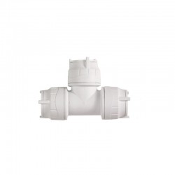 Oracstar PolyFit 15mm White Equal Tee Plumbing Fitting - Single