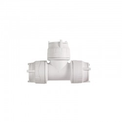 Oracstar PolyFit 22mm White Equal Tee Plumbing Fitting - Single