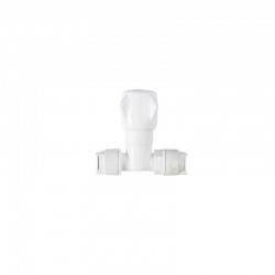 Oracstar PolyFit 15mm x 15mm White Stopcock Plumbing Fitting
