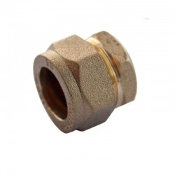 Oracstar 15mm Brass Compression Stop End For Plumbing