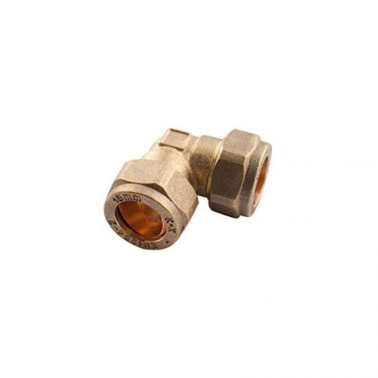 Oracstar 15mm Brass Compression Elbow - Pack of 2